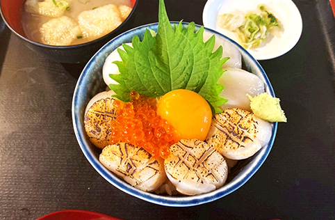 国産のホタテ支援